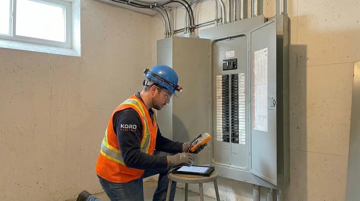 Electrical inspection in a California school facility