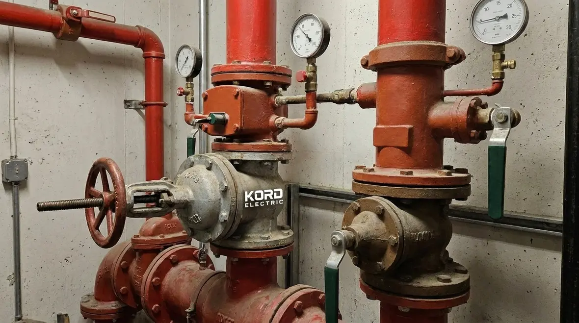 Hotel fire alarm monitoring and evacuation planning