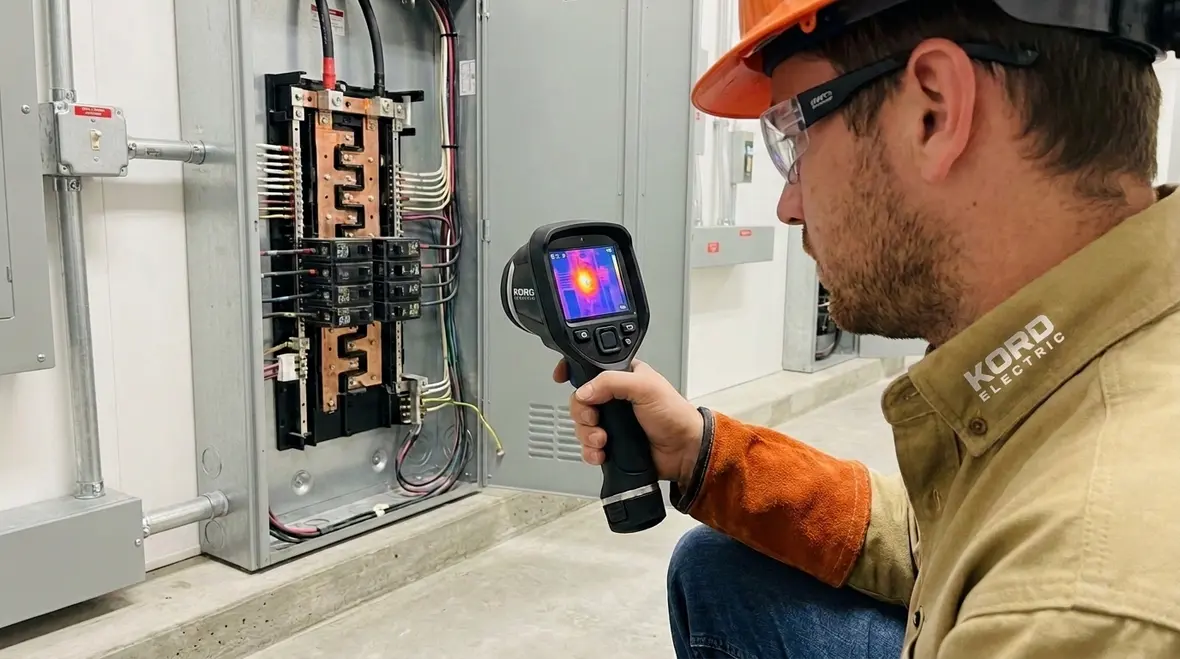 infrared electrical inspection commercial panels