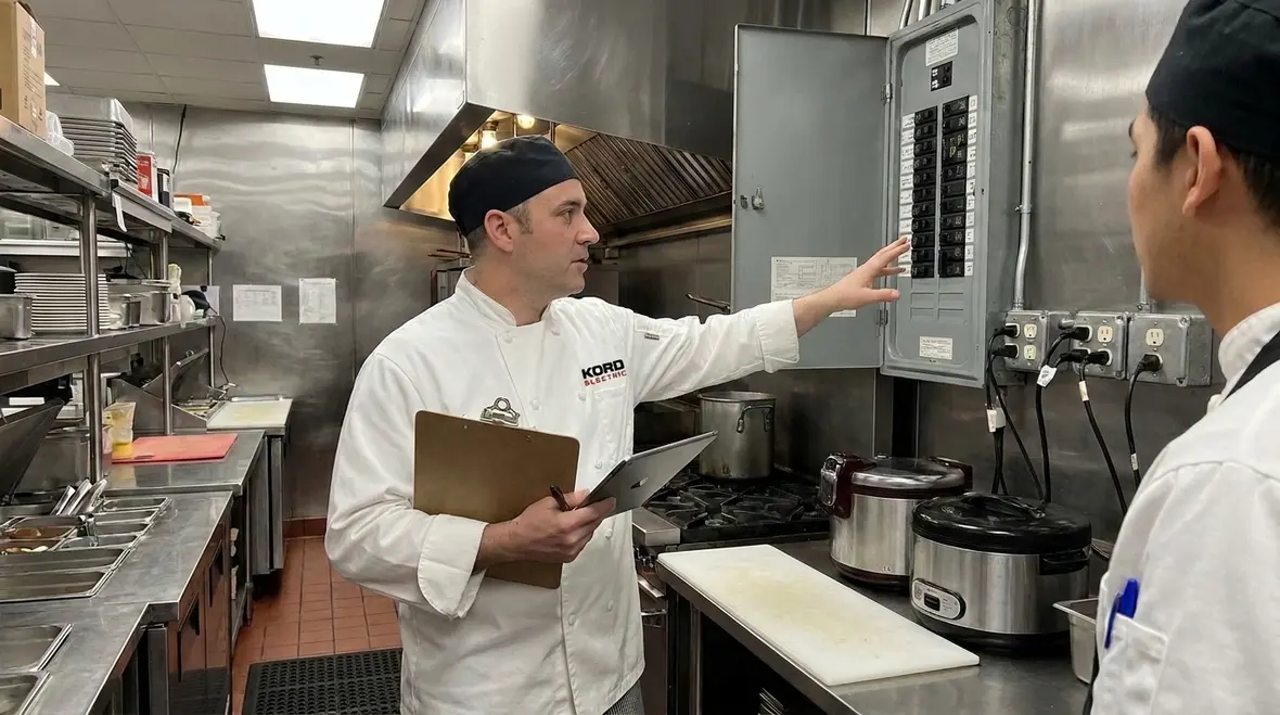 restaurant kitchen electrical safety checklist california