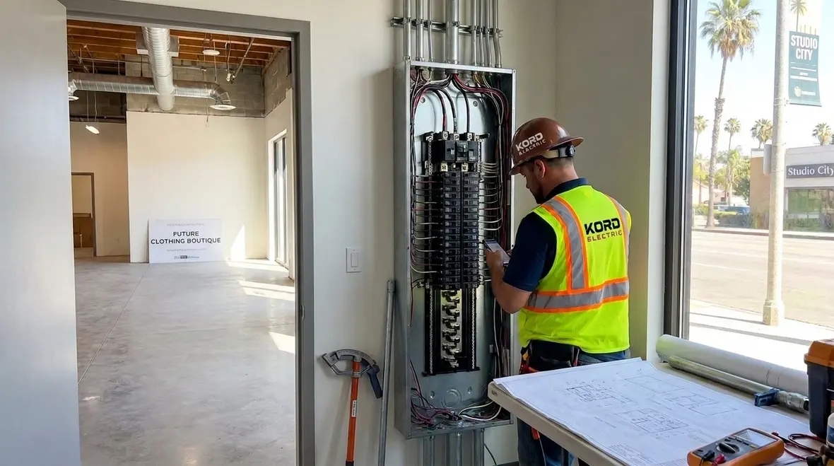 retail store electrical requirements california