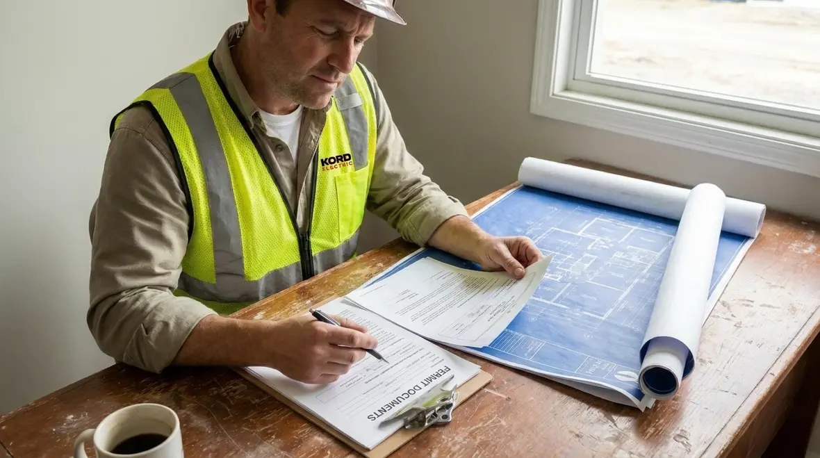 Assessment of existing electrical panels before tenant improvement work in Los Angeles