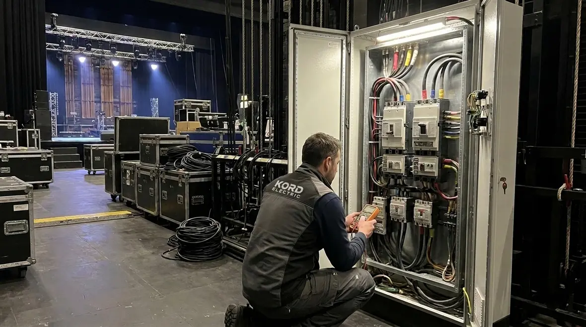 theater electrical requirements california