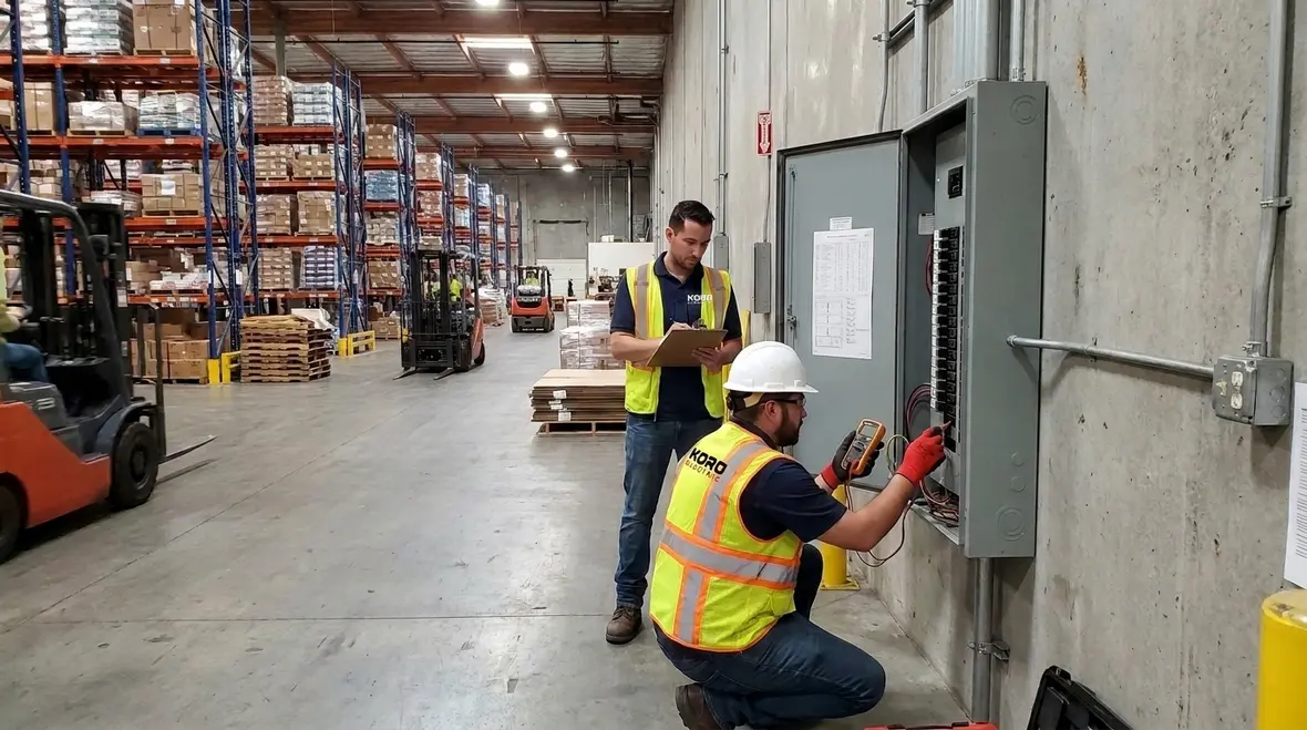 warehouse electrical maintenance requirements california