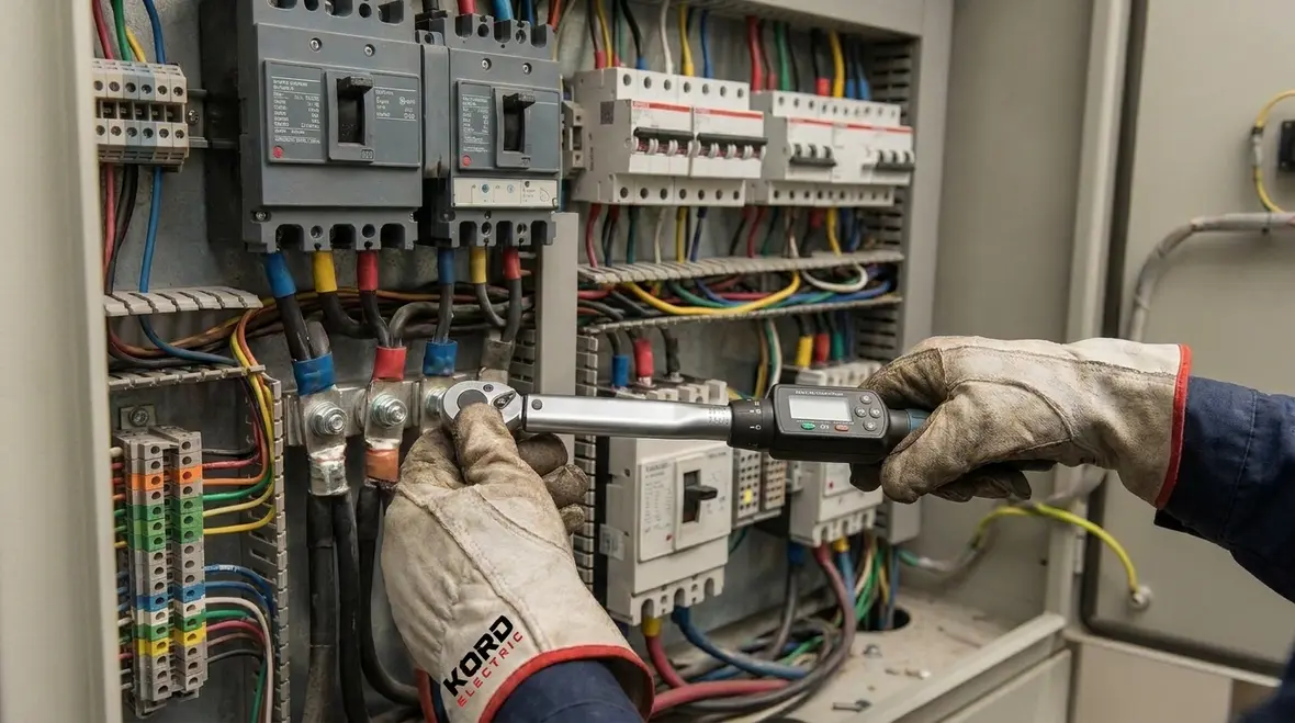 Electrical panels and grounding inspection in Los Angeles commercial building