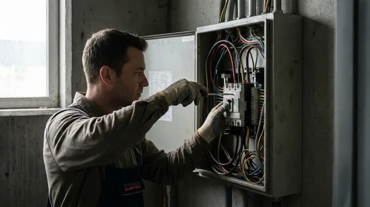 Los Angeles County electrical panel upgrade that requires a permit