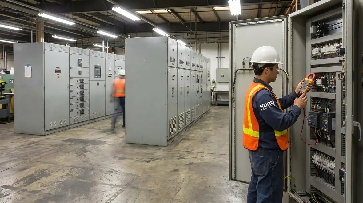 Labeled branch circuit panel ready for NEC inspection