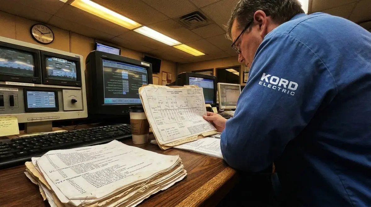 Engineers discussing NFPA 70 Section 130.30 load management requirements