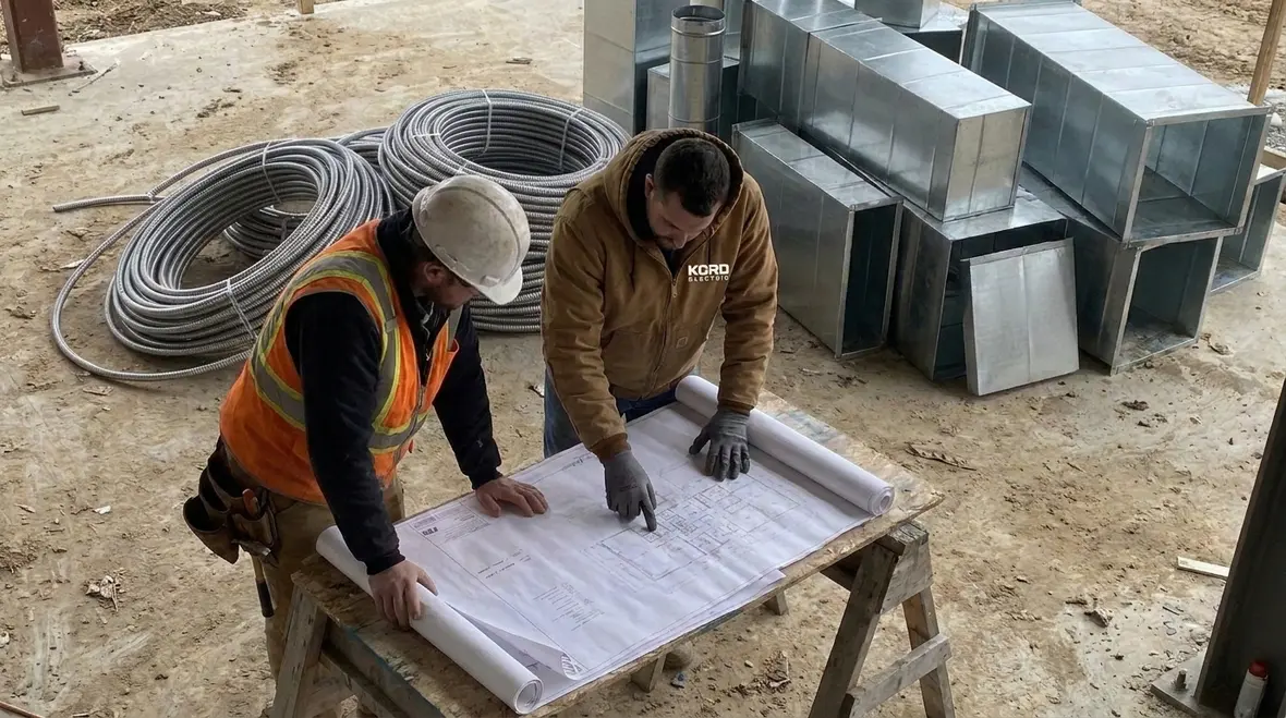 Flexible metal conduit coordination with other building systems