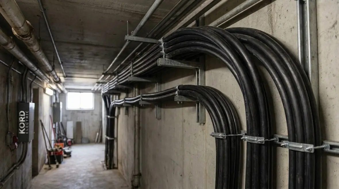 MV cable routing and physical protection for NEC compliant installation