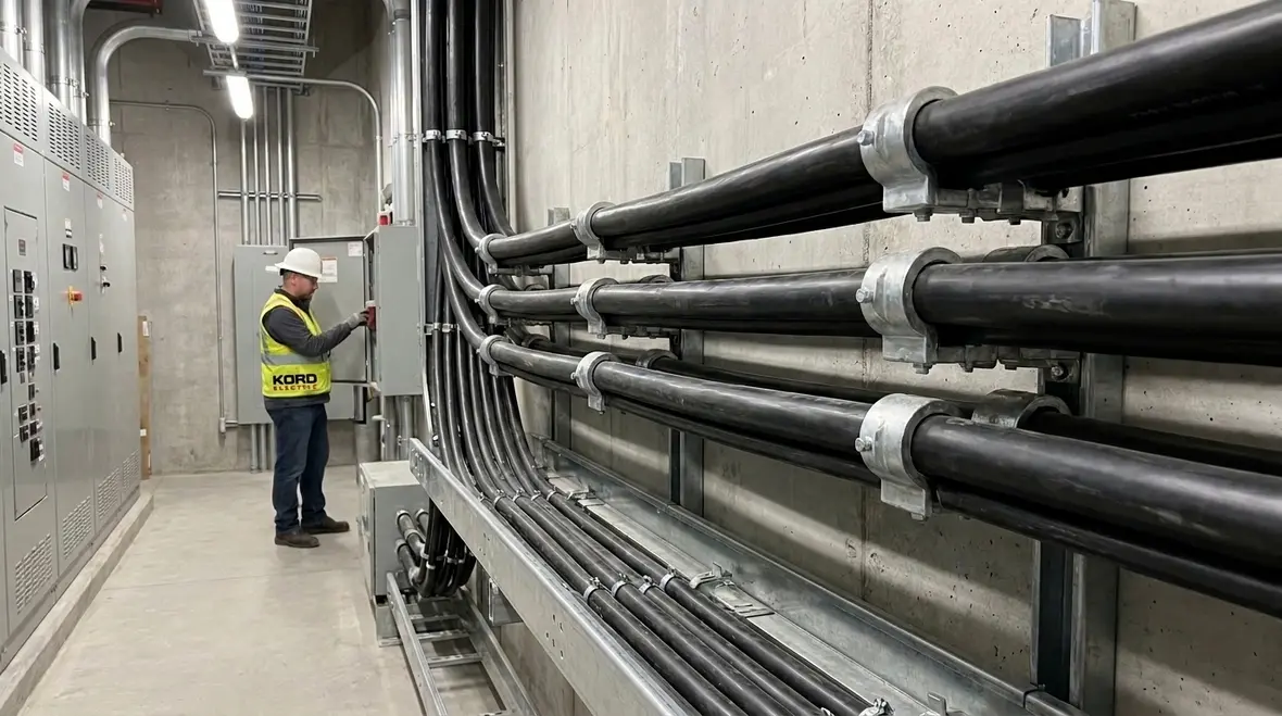 NEC MV cable installation