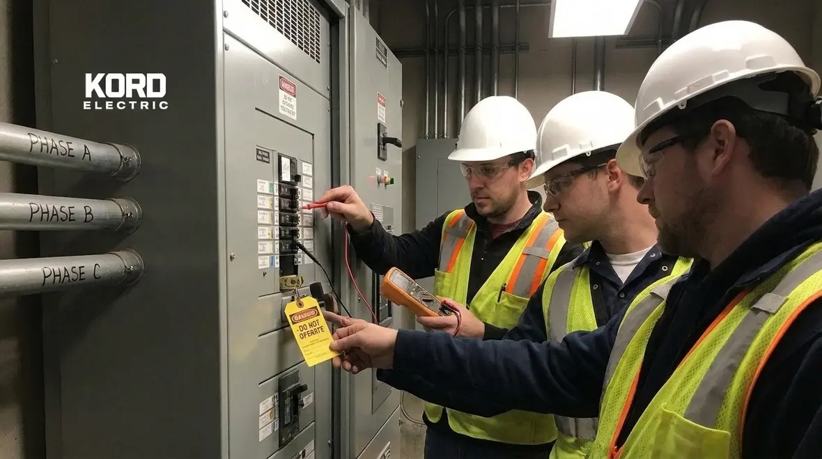 Medium voltage conductors with clear phase and system identification per NFPA 70 315.14