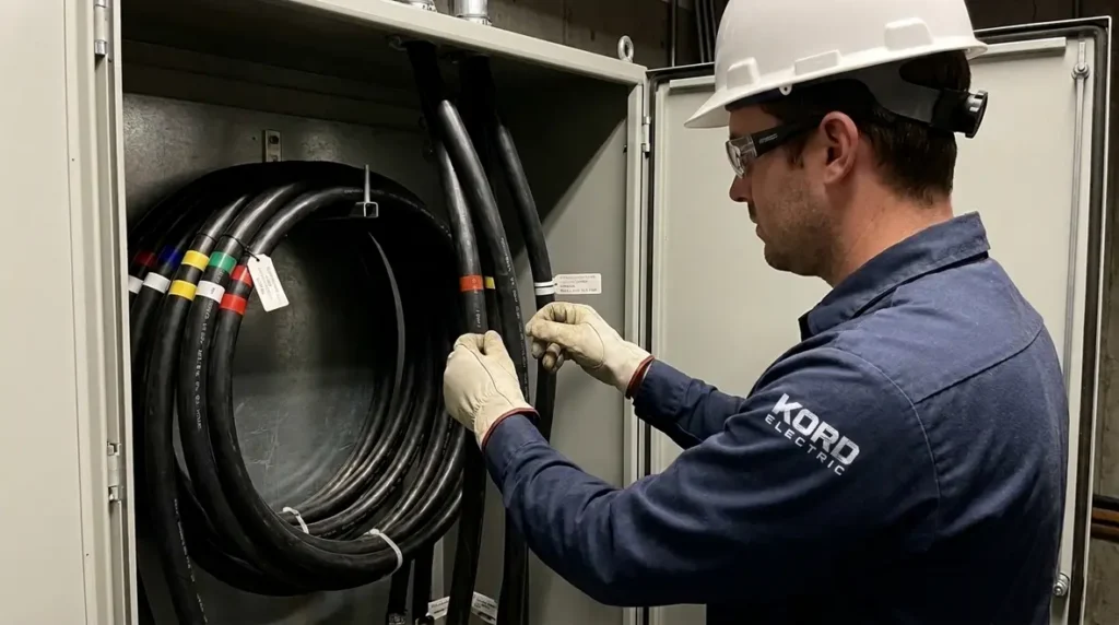 NFPA 70 315.14 NEC MV Conductor Identification