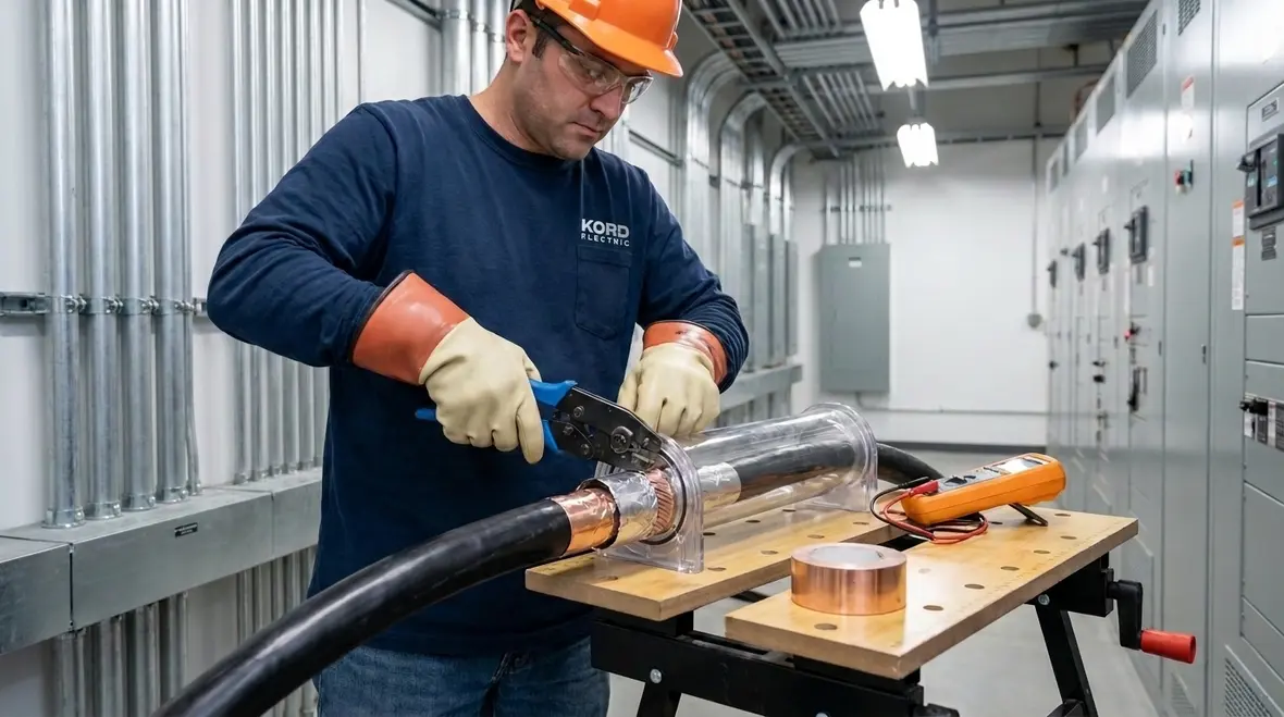 NEC MV joint shielding