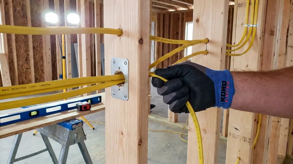 NEC NM cable framing members