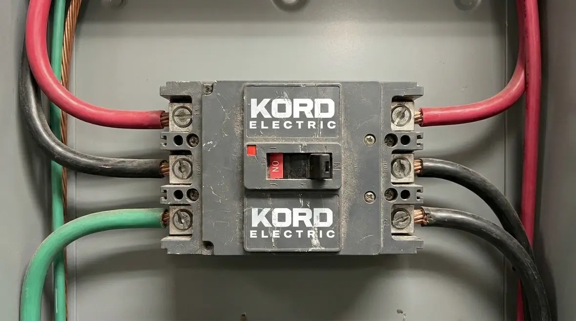 NEC OCPD conductor protection example in commercial distribution board