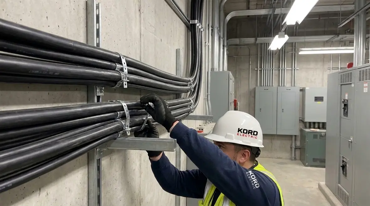 NEC SEC cables securing supporting