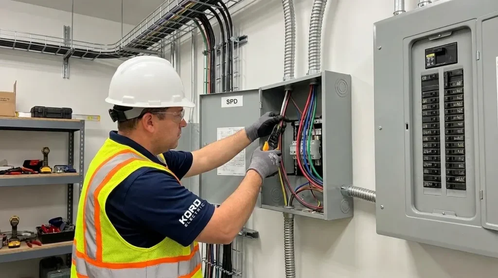 NEC SPD Conductor Routing Best Practices Under 242.24