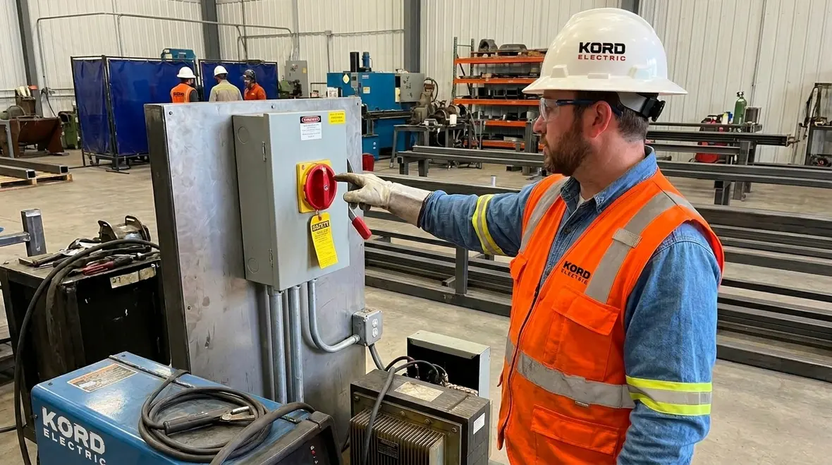 NEC Section 630.33 welding transformer disconnect requirements