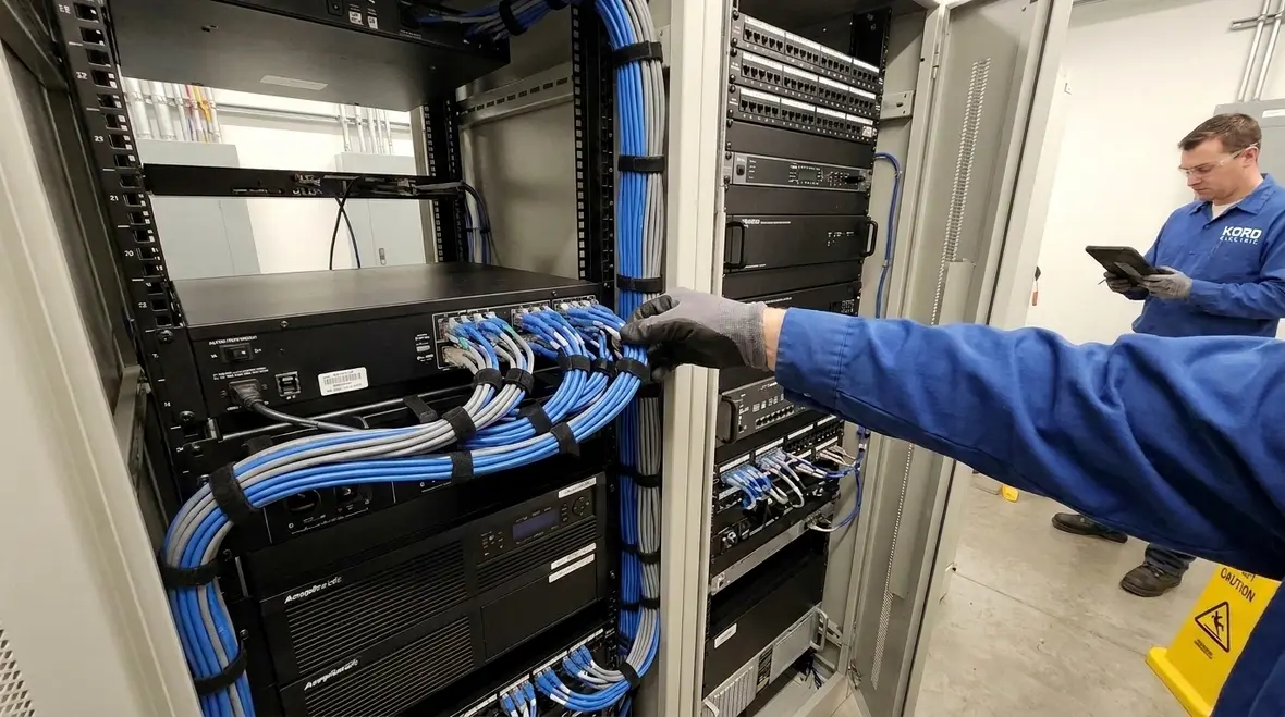 NEC Section 640.22 audio equipment rack wiring