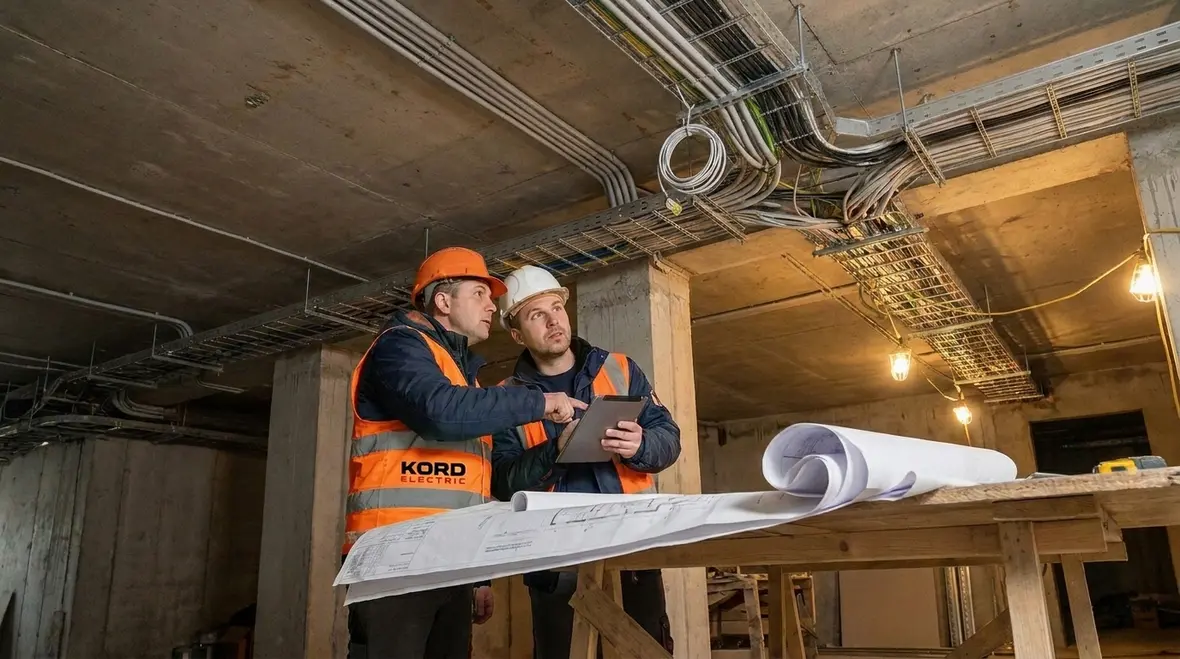 Coordinated cable routing and life safety pathways in a commercial ceiling