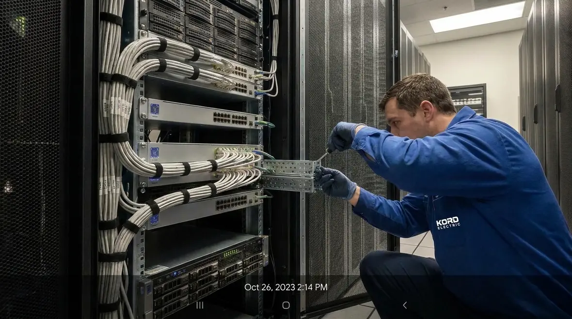 Protected audio racks with environmental controls for NEC 640.44 compliance