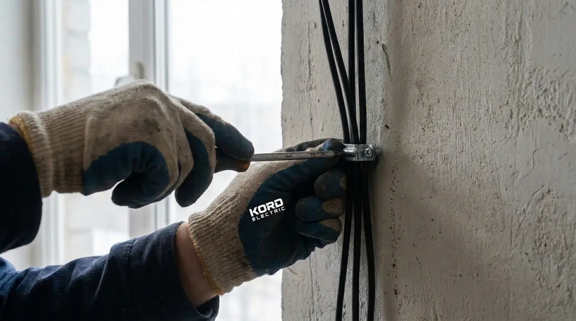 Secured and protected NEC-compliant audio cabling in a commercial facility