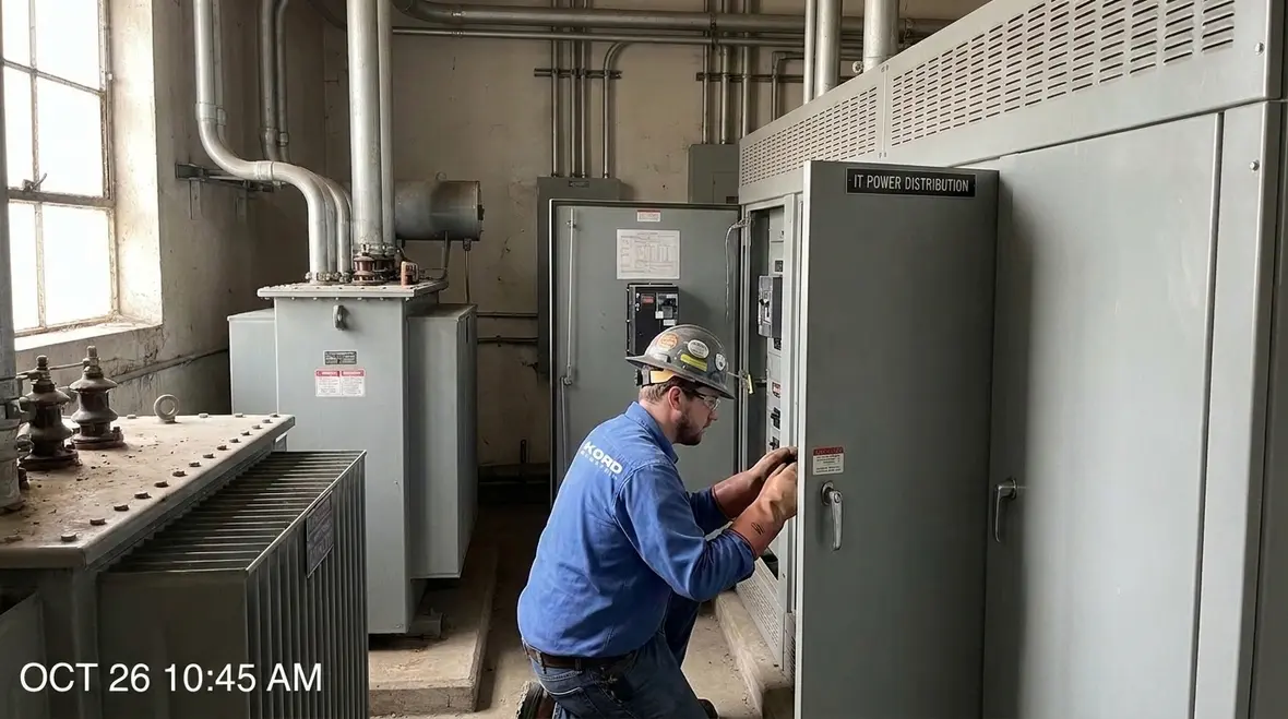 IT distribution transformers serving critical commercial loads