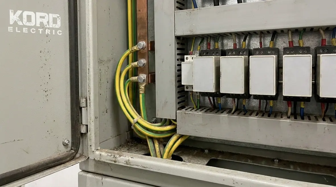 IT system one-line with distribution transformers and monitoring