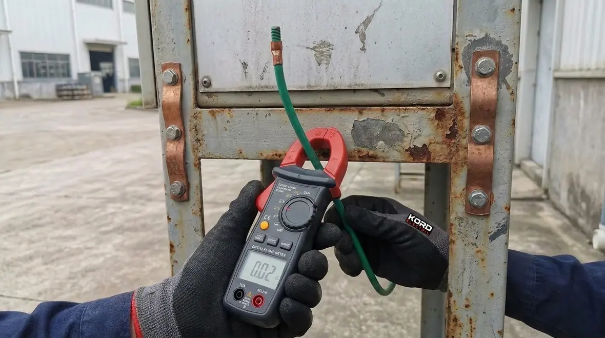 Grounding and bonding for commercial sign lighting enclosure