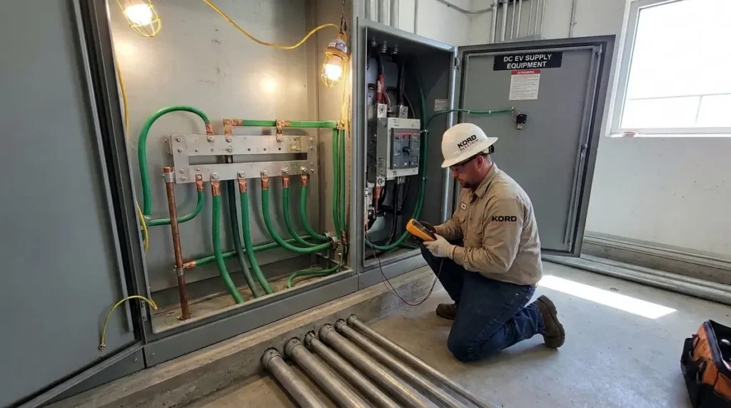 NEC Section 650.6 EV DC Supply Grounding for Sites