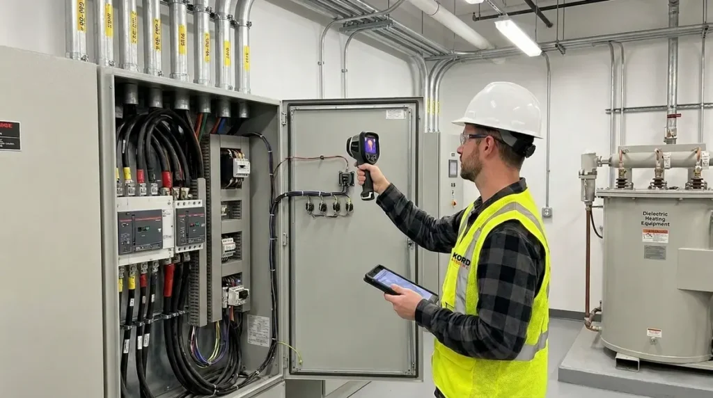 NEC Section 665.10 Dielectric Heating Ampacity for Commercial Work