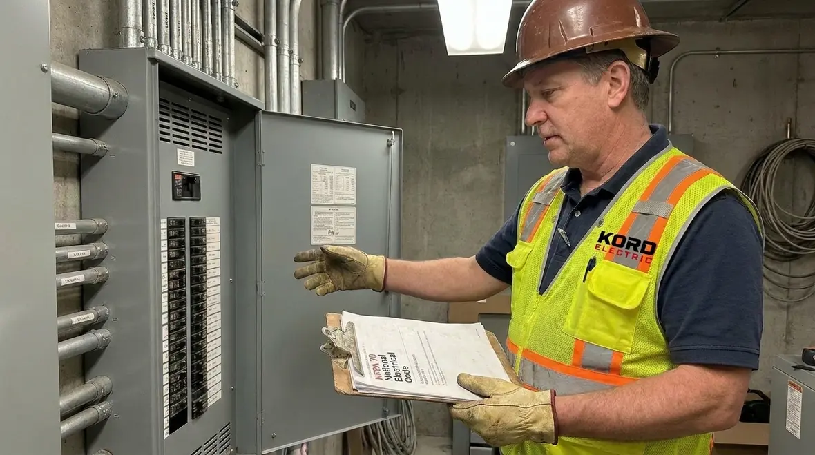 Dielectric heating enclosure in a commercial electrical room