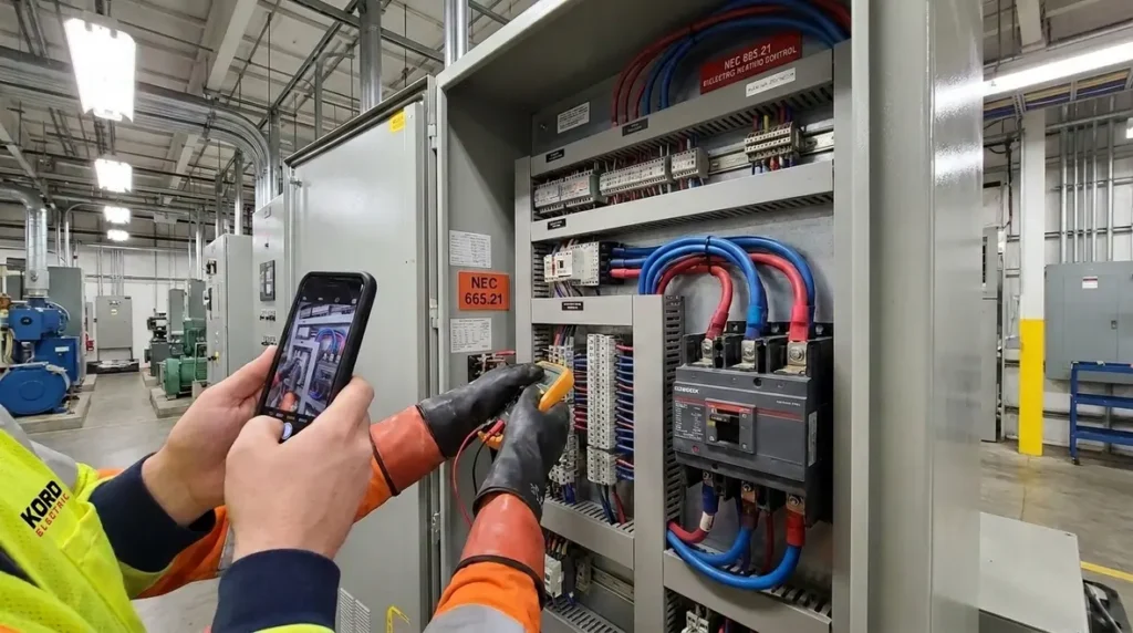 NEC Section 665.21 Dielectric Heating Control Panels