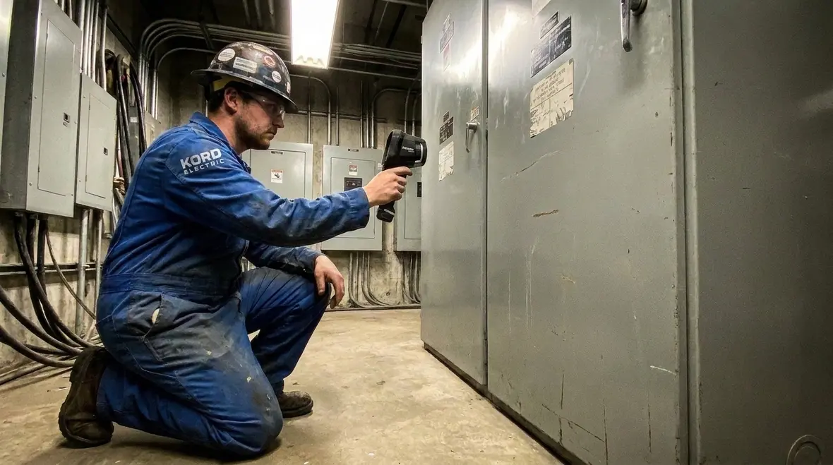 Engineers reviewing NEC surge protection design choices