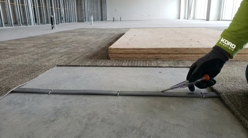 NEC UF Cable Floor Coverings Under Floor 324.41