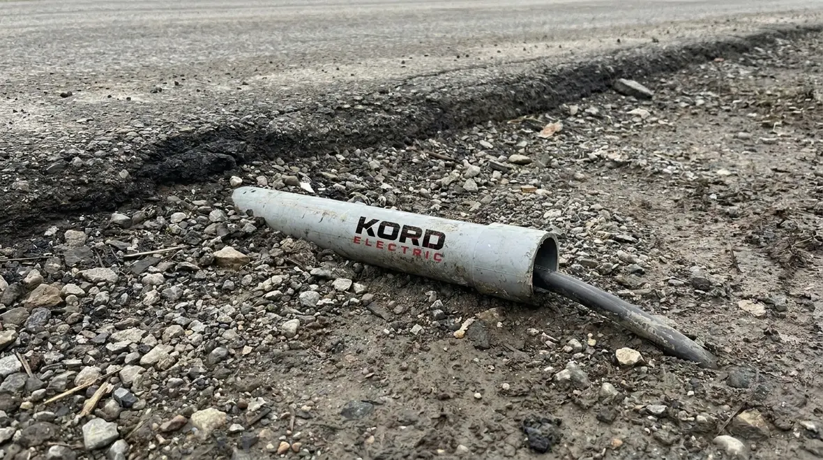 Underground UF cable installation showing depth and protection details
