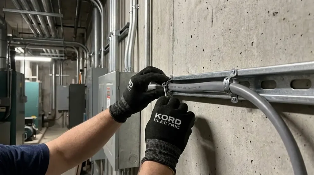 NFPA 70 324.30 UF Cable Securing Support Requirements