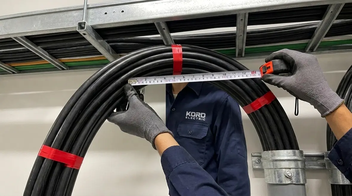 NEC USE cable bending radius