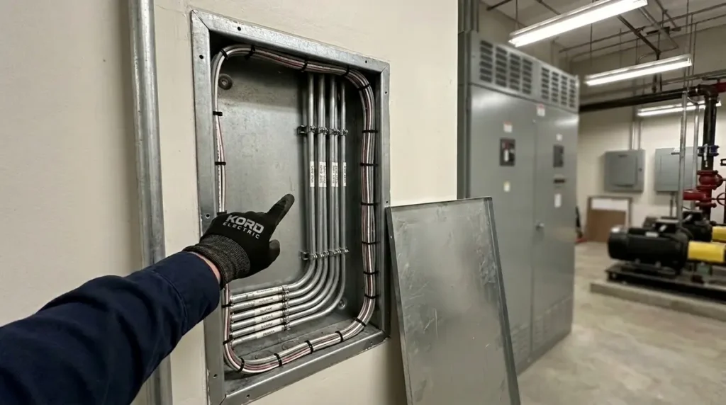 NEC Access Panel Wiring Rules 300.26 Compliance