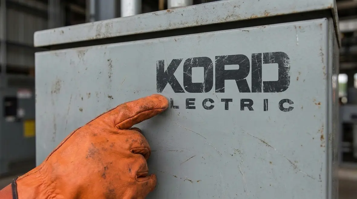 Labeled commercial electrical panel with clear NEC arc flash hazard information