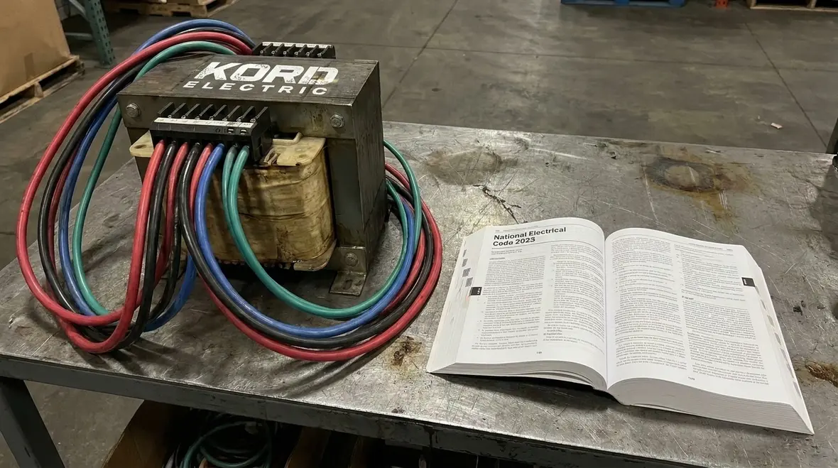 Autotransformer feeder arrangement in a commercial electrical room