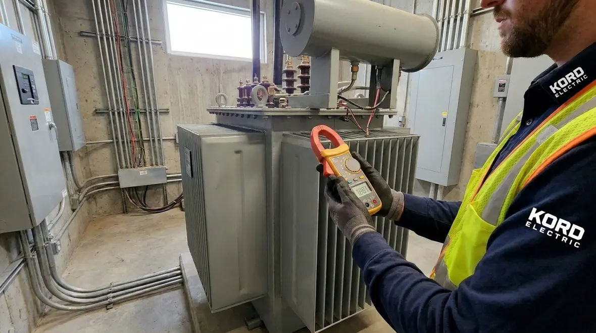 Short circuit rating labels on commercial electrical gear
