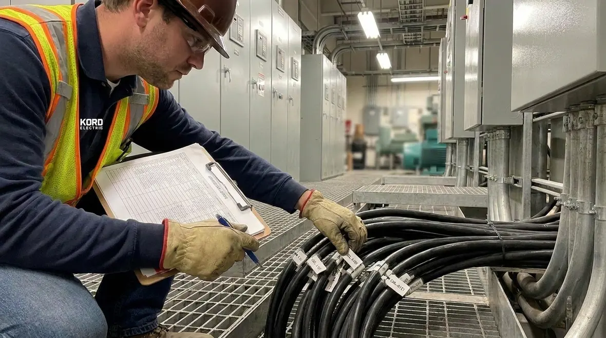 Field labeling verification for NEC branch circuit conductors