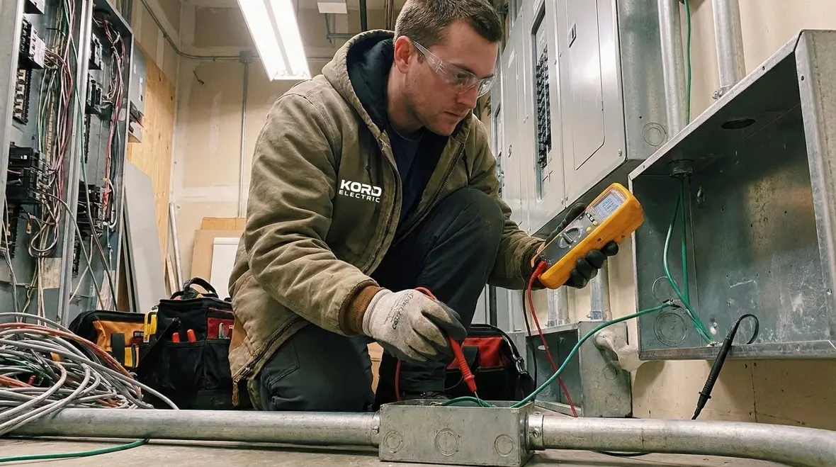 Examples of branch circuit grounding issues corrected in a commercial facility