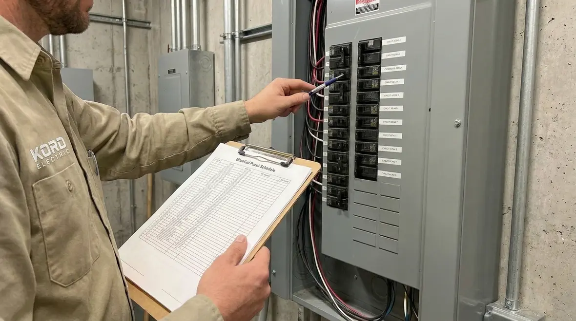 Panel schedule review to keep NEC branch circuit labels accurate