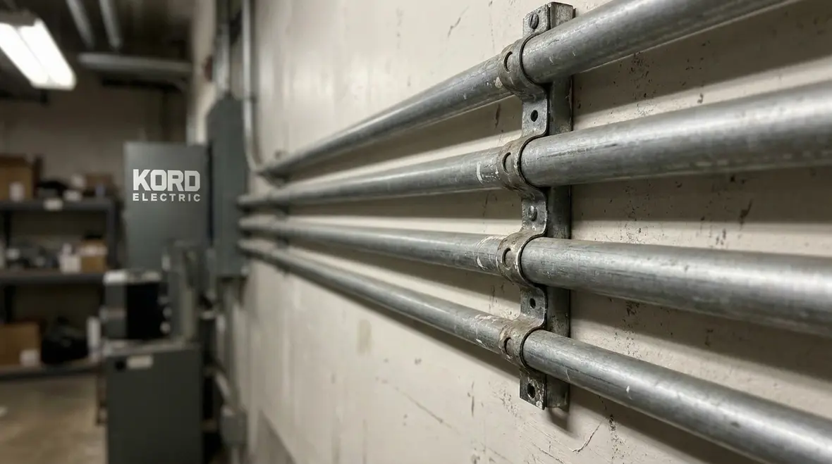 Inspecting branch-circuit terminations and support hardware in an electrical room