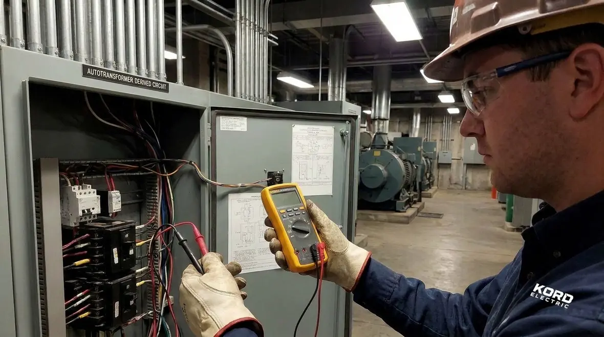 Checklist of NEC autotransformer derived circuit installation details