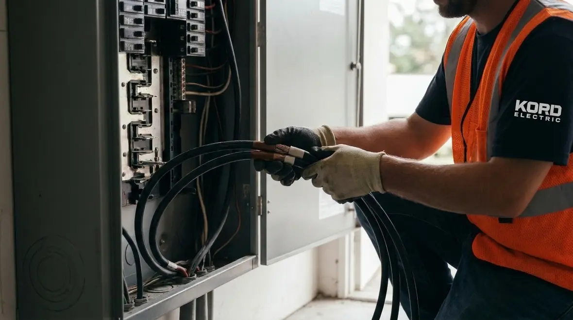 Service entrance conductors in NEC compliant cable trays