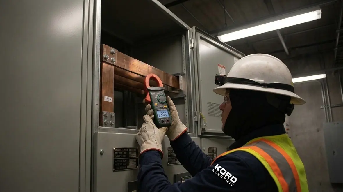 Short-circuit and fault current analysis informing breaker selection